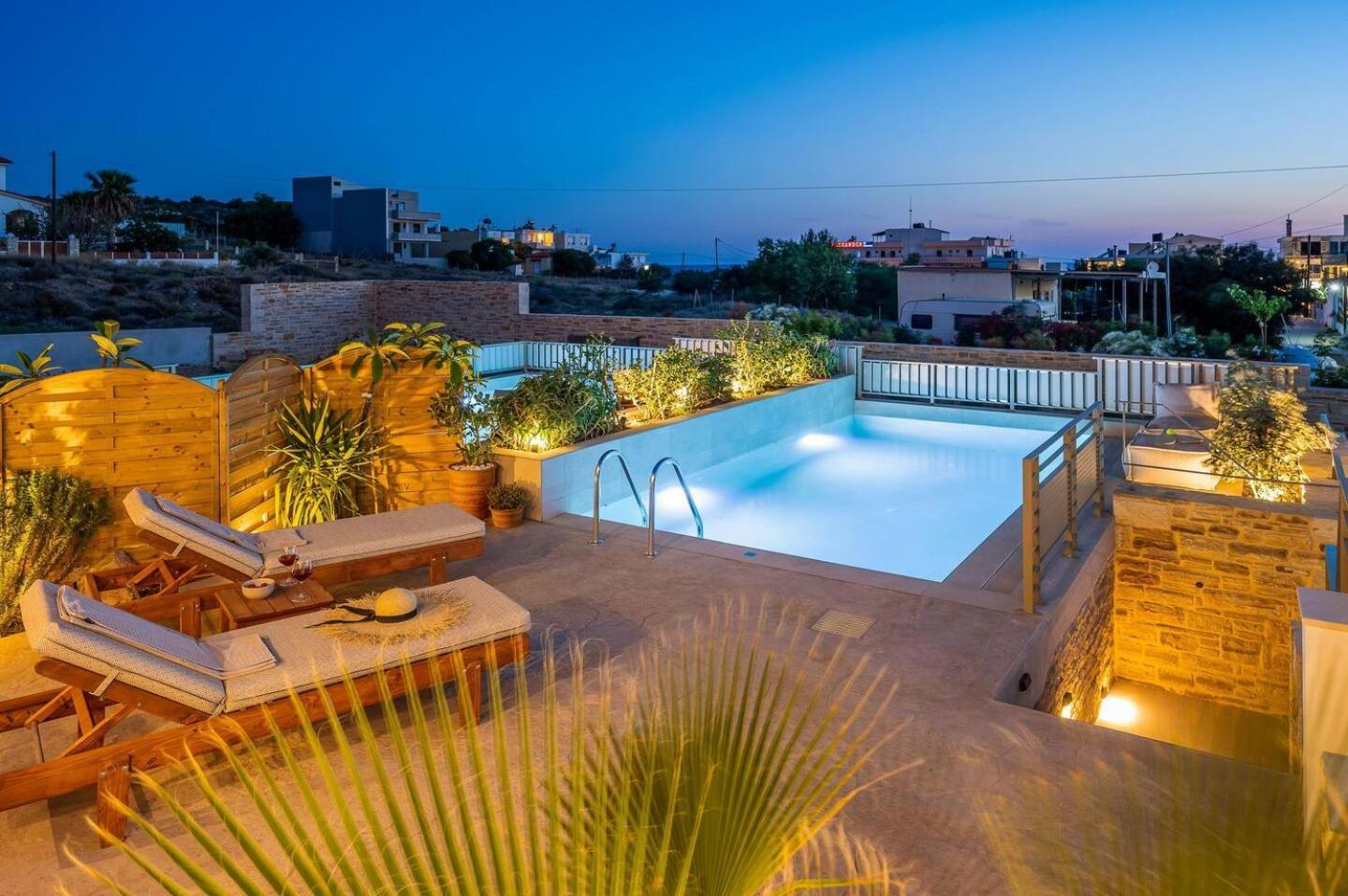 Ammokrinos Luxury Homes,150M From The Beach Kalamaki (Heraklion) Exterior foto