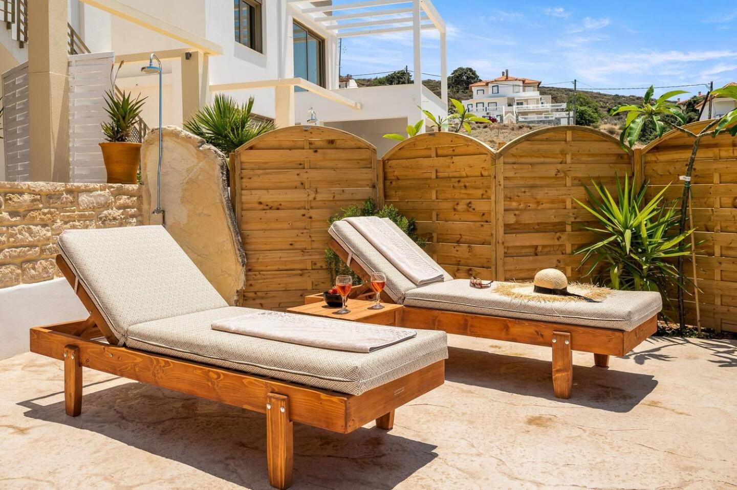 Ammokrinos Luxury Homes,150M From The Beach Kalamaki (Heraklion) Exterior foto