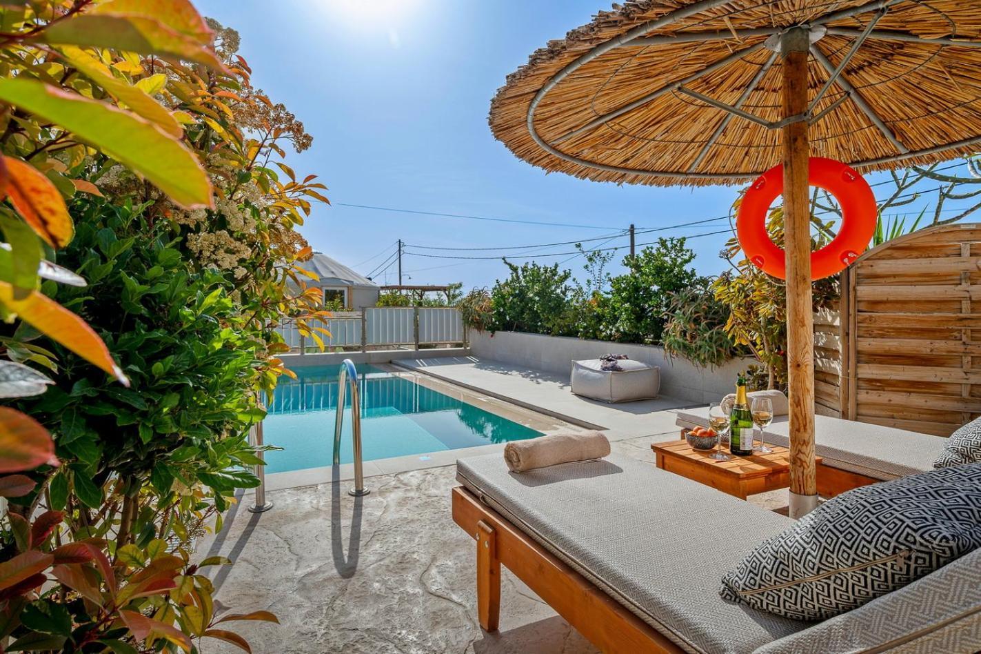 Ammokrinos Luxury Homes,150M From The Beach Kalamaki (Heraklion) Exterior foto