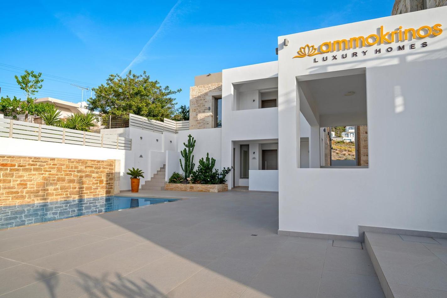 Ammokrinos Luxury Homes,150M From The Beach Kalamaki (Heraklion) Exterior foto